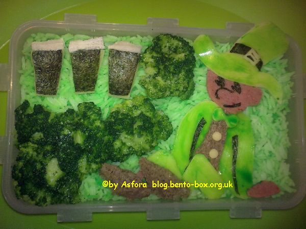 St Patricks Day bento