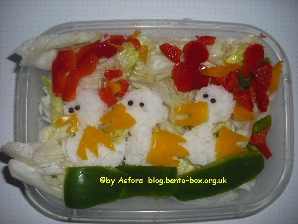 3 little ducks bento