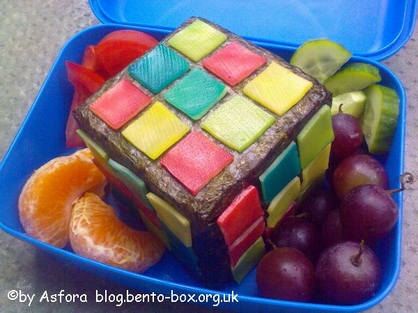 Rubiks bento