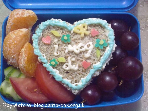 Oktoberfest heart bento