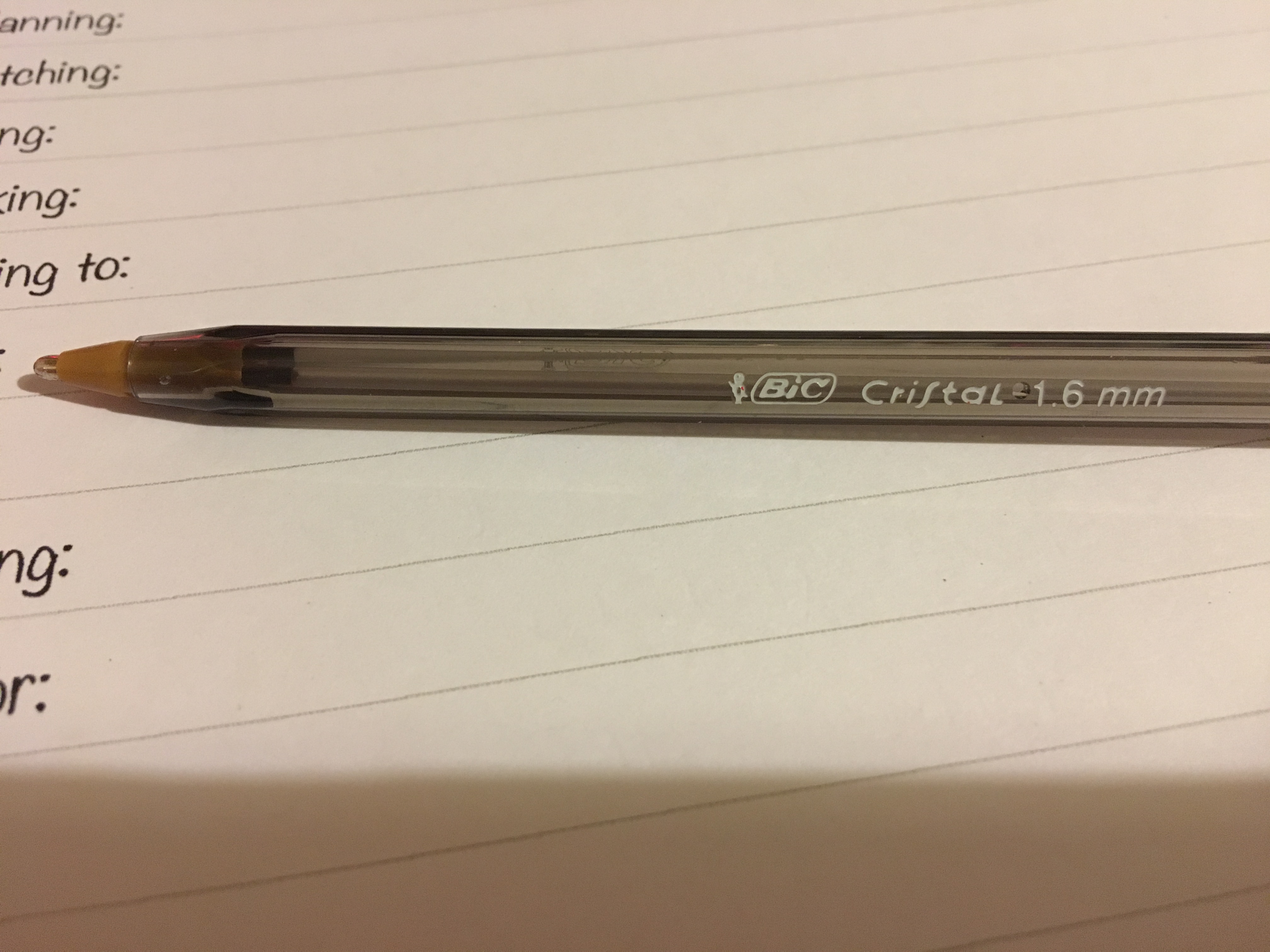Pen Ink Usage