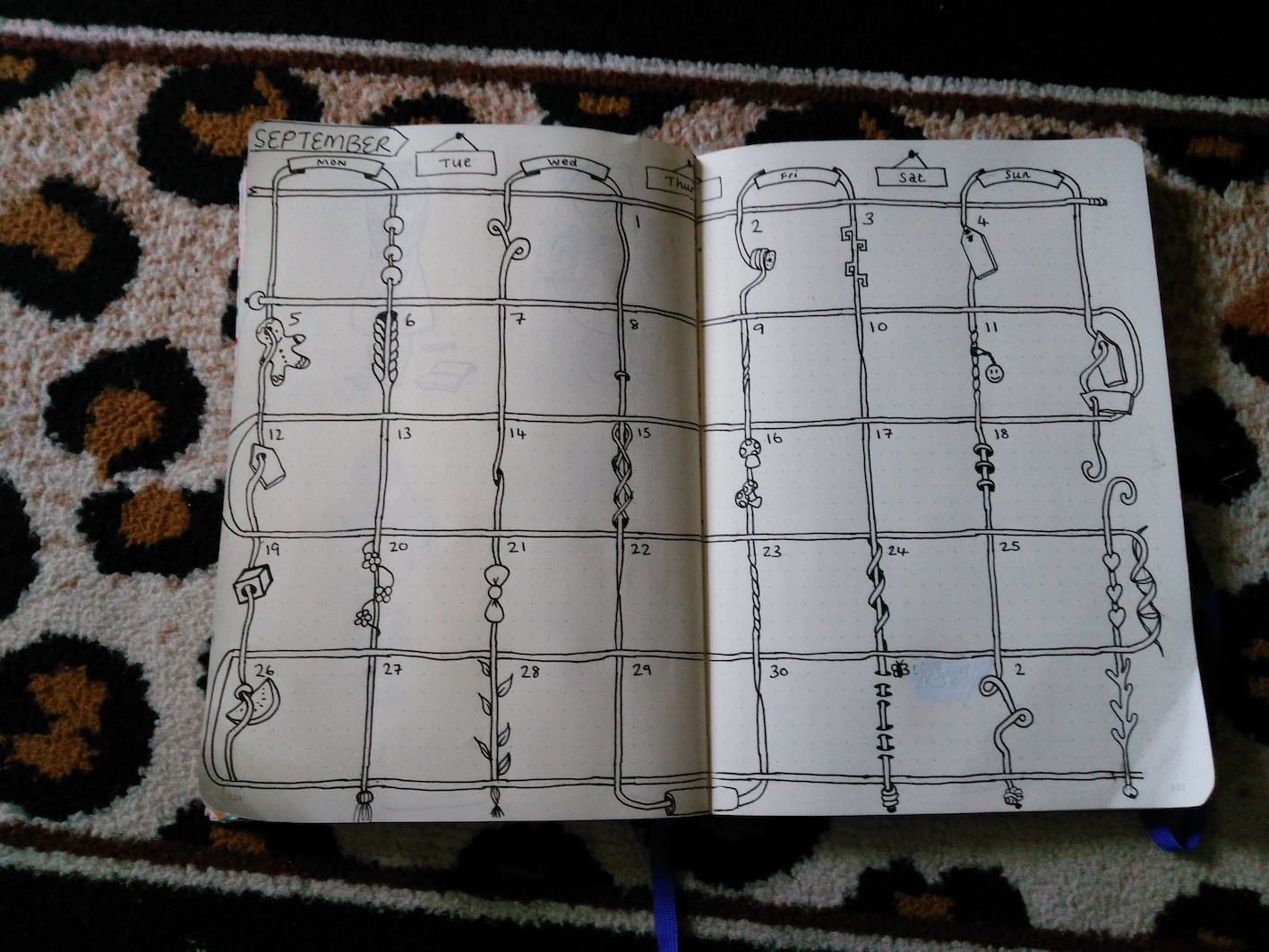 calendar doodle