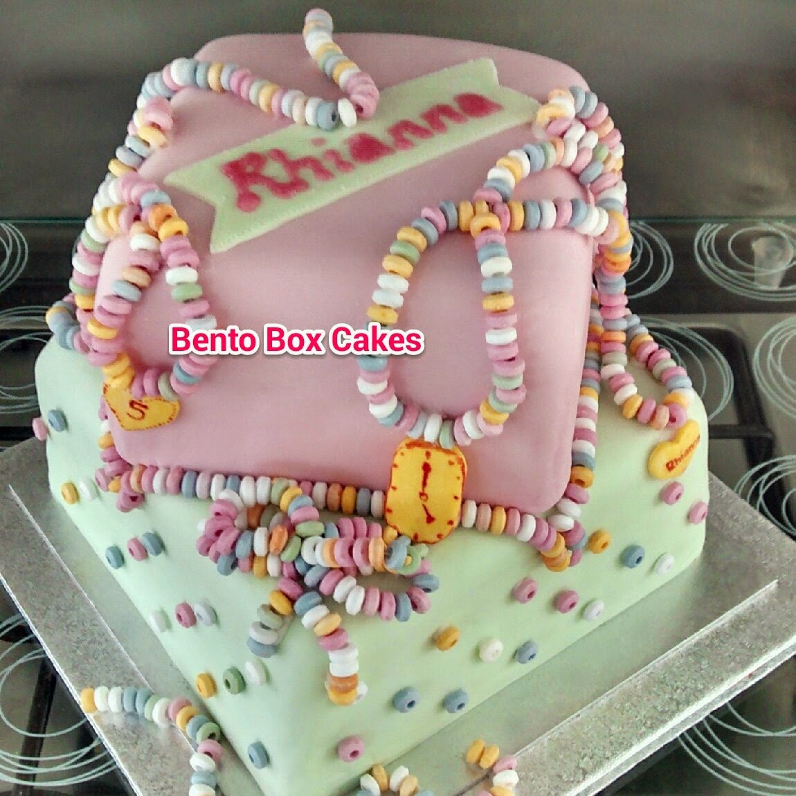 Candy Necklace Cake