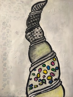 canvas zentangle