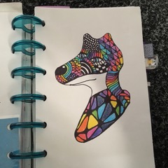 Zentangle dog